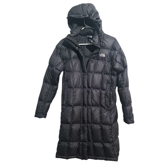 The North Face Parka Black Metropolis Hooded Long Puffer Coat Siz - Picture 1 of 8